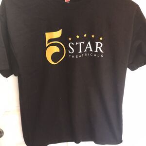 5 Star Theatrical Men’s L Black Short Sleeve
